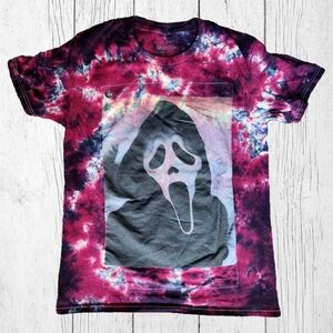 Halloween Scream Tie Dye Shirt